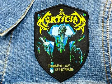 MORTICIAN…  Woven Patch  (brutal death)    U.S.A   (3937)