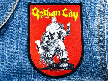 GOTHAM CITY…  Woven Patch  (heavy metal)   Sweden  (2833)