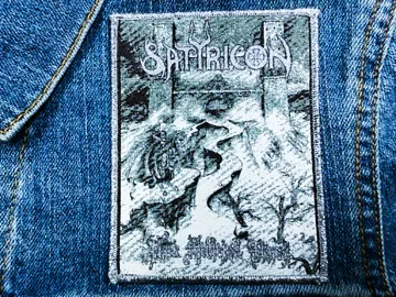 SATYRICON…  Woven Patch  (black metal)    Norway  (4069)