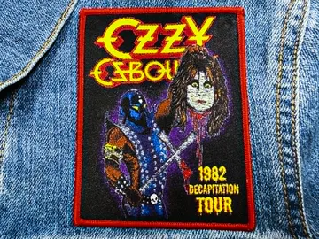 OZZY OSBOURNE…  Woven Patch  (heavy metal)   U.K  (2466)