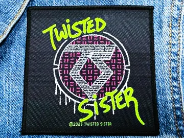 TWISTED SISTER…  Official Woven Patch  (heavy metal)    U.S.A   (RAZA013)