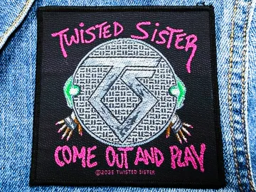 TWISTED SISTER…  Official Woven Patch  (heavy metal)    U.S.A   (RAZA014)