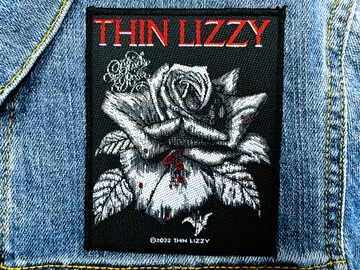 THIN LIZZY…  Official Woven Patch  (classic rock)   Ireland   (1245)