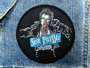 SEX PISTOLS…  Official Woven Patch  (punk rock)    U.K   (RAZA26)
