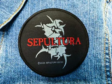 SEPULTURA…  Official Woven Patch  (death thrash)    Brazil   (RAZA25)