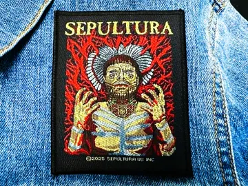 SEPULTURA…  Official Woven Patch (death thrash)    Brazil   (RAZA27)