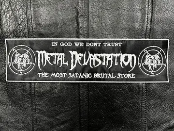 METAL DEVASTATION…  Embroidered Backpatch  (store logo)    U.S.A   151