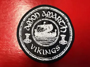 AMON AMARTH…   Embroidered Patch   (viking metal)   Sweden   1893*
