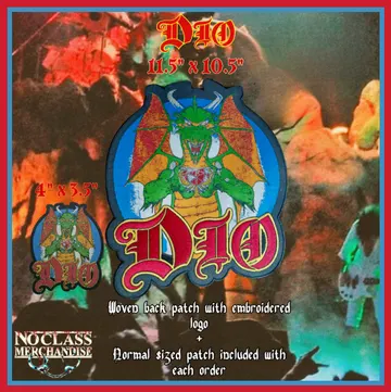 Ďíö Dragon 🐉 (Woven Back Patch with embroidered logo) + (Normal sized patch version included)