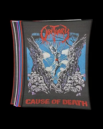 CauŹe Öf Ďeâth (Woven Back Patch)