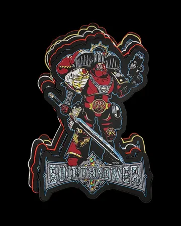 🅱️.Ț. – Blood Angel (Woven Back Patch W/ Embroidered Logo + Regular Sized Patch