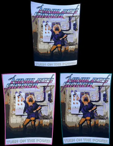 Mindless Sinner – Turn on the Power Woven Back Patch