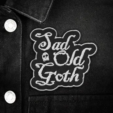 Sad Old Goth Patch