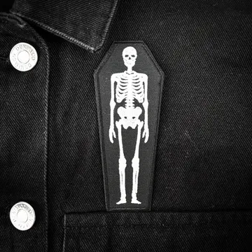 Skeleton Coffin Patch