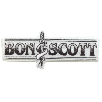 ACDC Bon Scott Snake Patch Rock Band Music Embroidered Iron On