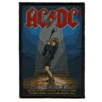 ACDC Let There Be Rock Patch Angus Guitar Solo Woven Sew On