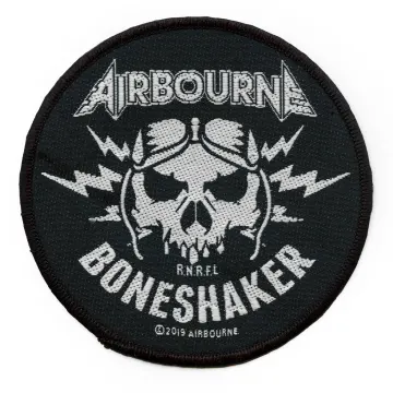 Airbourne Boneshaker Album Cover Patch Heavy Metal Band Woven Sew On