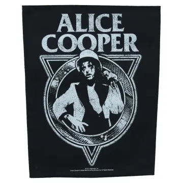 Alice Cooper Back Patch Snake Skin XL DTG Printed Sew On
