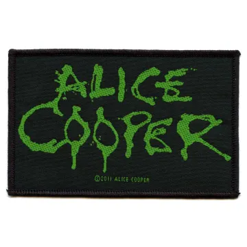 Alice Cooper Patch Green Logo Woven Sew On