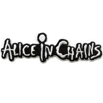 Alice In Chains Logo Patch Alternative Rock Band Embroidered Iron On