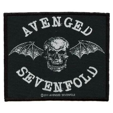 Avenged Sevenfold Death Bat Patch Music Skull Woven Sew On