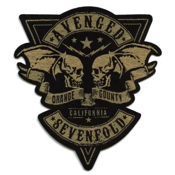 Avenged Sevenfold Orange County Patch Metal Band Skull Woven Sew On