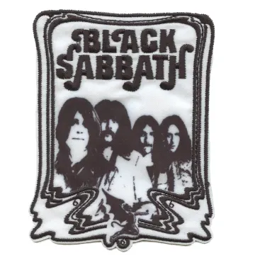 Black Sabbath Band Poster Patch World Tour Members Sublimated Embroidery Iron-On