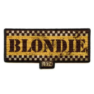 Blondie 1974 Taxi Box Logo Embroidered Iron On Patch