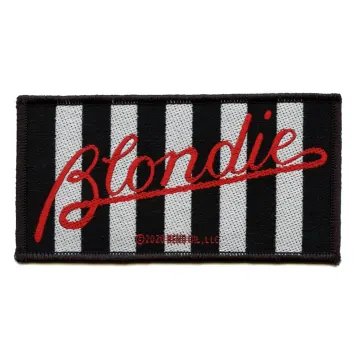 Blondie Parallel Lines Logo Patch Women Album Icon Woven Sew On
