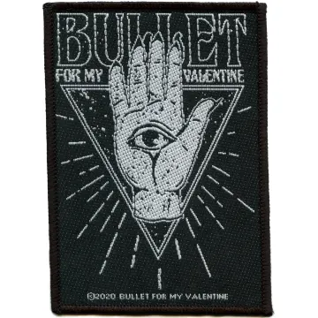 Bullet For My Valentine Palm Patch Heavy Metal Woven Sew On