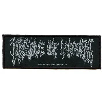 Cradle Of Filth Logo Patch Heavy Metal Band Woven Sew On