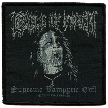 Cradle of Filth Patch Supreme Vampyric Evil Woven Sew On