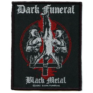 Dark Funeral Band Patch Black Metal Rock Woven Sew On