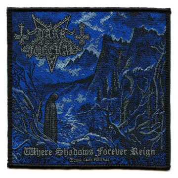 Dark Funeral Where Shadows Forever Reign Woven Patch Sew On