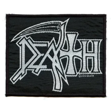 Death Scythe Logo Patch Metal Rock Band Woven Sew On