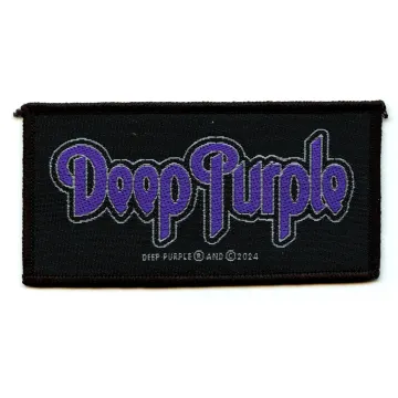 Deep Purple Logo Patch Rock Band Woven Sew On
