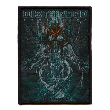 Disturbed Evolution Hooded Patch 2018 Studio Art Woven Sew On