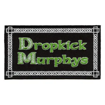 Dropkick Murphys Logo Patch Celtic Punk Rock Embroidered Iron On
