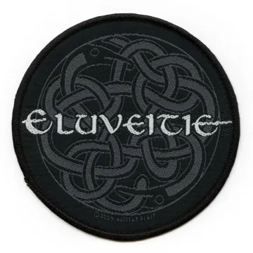 Eluveitie Celtic Knot Patch Rock Band Woven Sew On