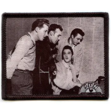 Elvis Presley Artist Patch Sun Records Million Dollar Quartet Iron-On