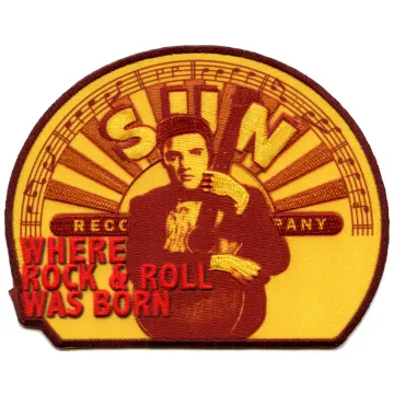 Elvis Presley Where Rock n Roll Was Born Patch Legend Rock King Sublimated Embroidery Iron on