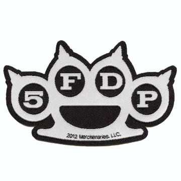 Five Finger Death Punch Knuckles Patch Heavy Metal Band Woven Sew On