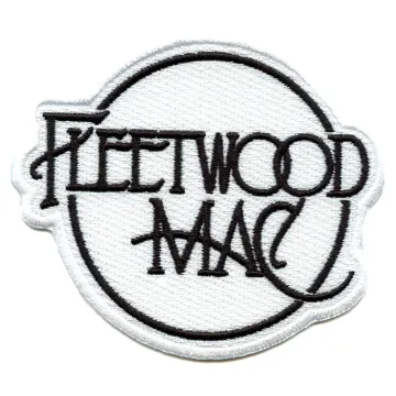 Fleetwood Mac Round Patch Classic Band Logo Embroidered Iron On