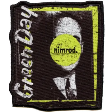 Green Day Band Patch Nimrod Album Cover Sublimated Iron On