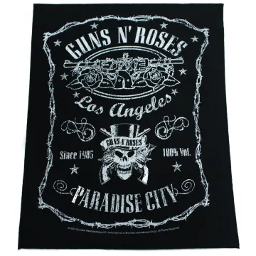 Guns N' Roses Patch Los Angeles Paradise City Rock XL DTG Printed Sew On