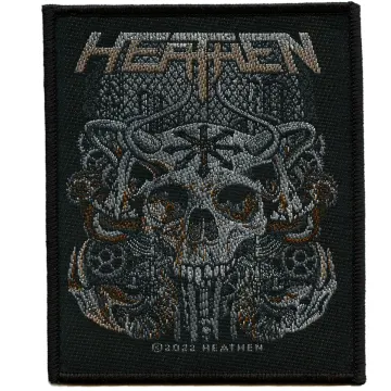 Heathen Rock Band Patch Chaos Of Evolution Woven Sew On