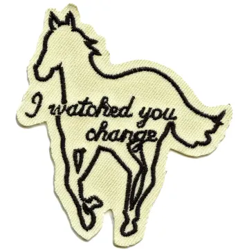 I Watched You Change Patch NuMetal Rock Band Embroidered Iron On
