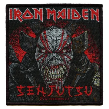 Iron Maiden Senjutsu Back Cover Patch Heavy Metal Rock Woven Sew On