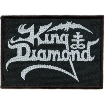 King Diamond Logo Patch Horror Metal Collectable Woven Sew-On
