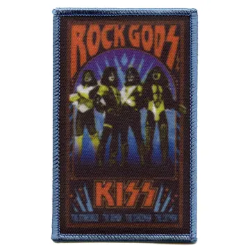 KISS Patch Rock Gods Patch Promo Poster Art Embroidered Iron On